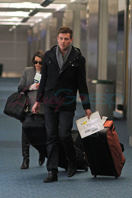 Cory Monteith and Lea Michele spend Thanksgiving in Vancouver